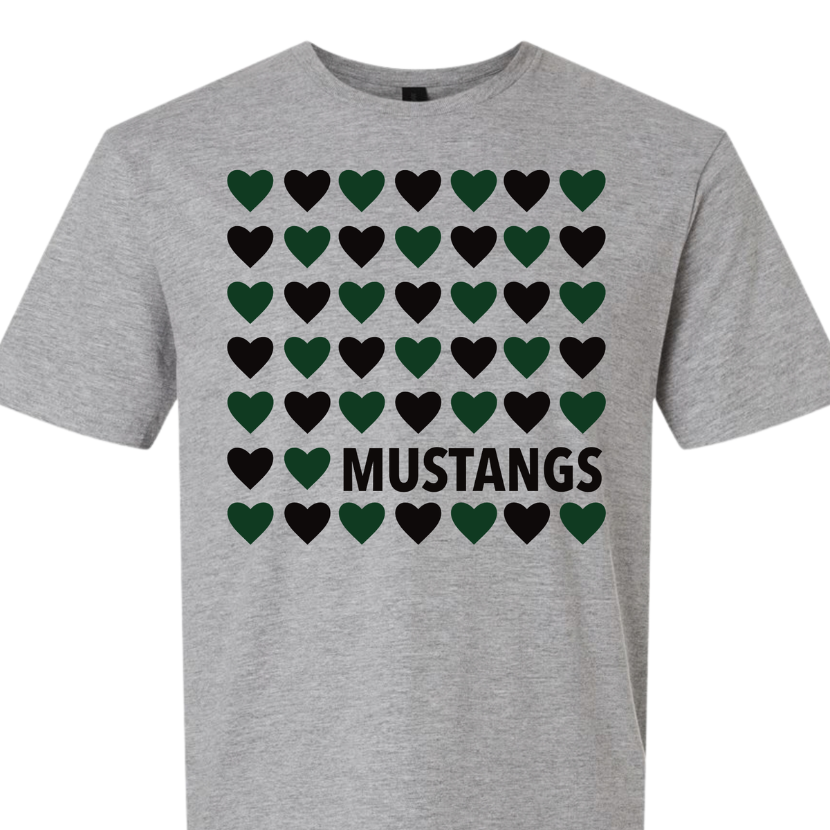 Heart Mustangs Unisex Tee