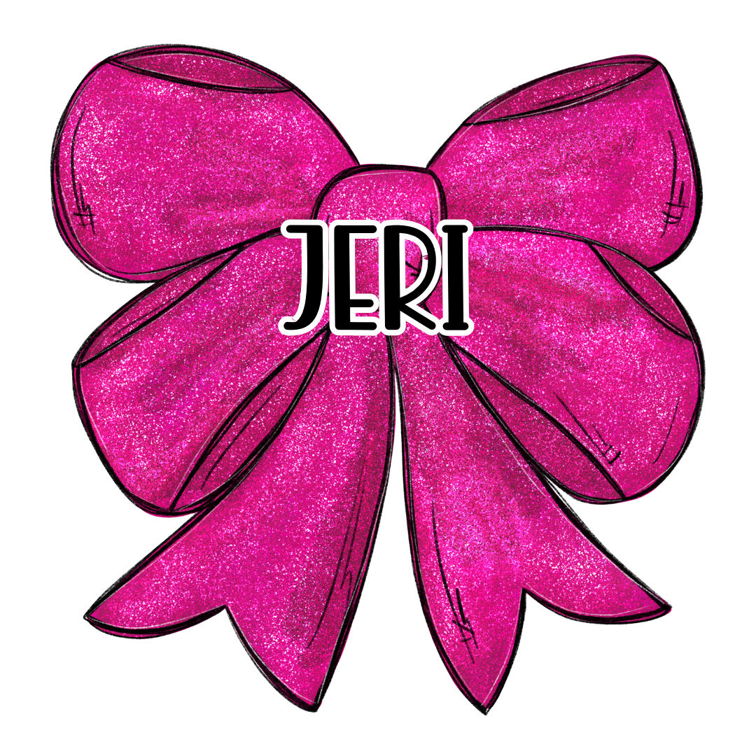 Acrylic Bow Bag Tag - EAA ONLY