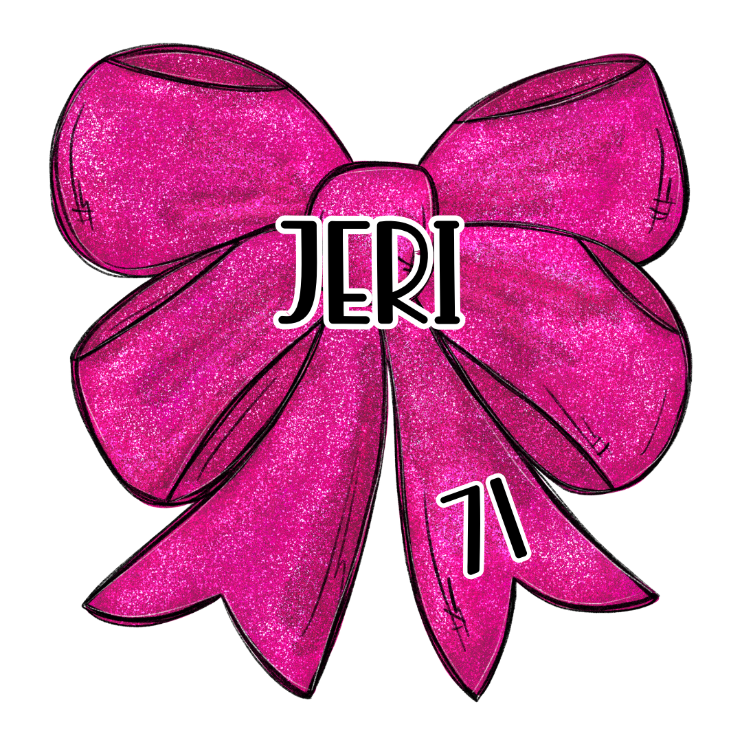 Acrylic Bow Bag Tag - EAA ONLY