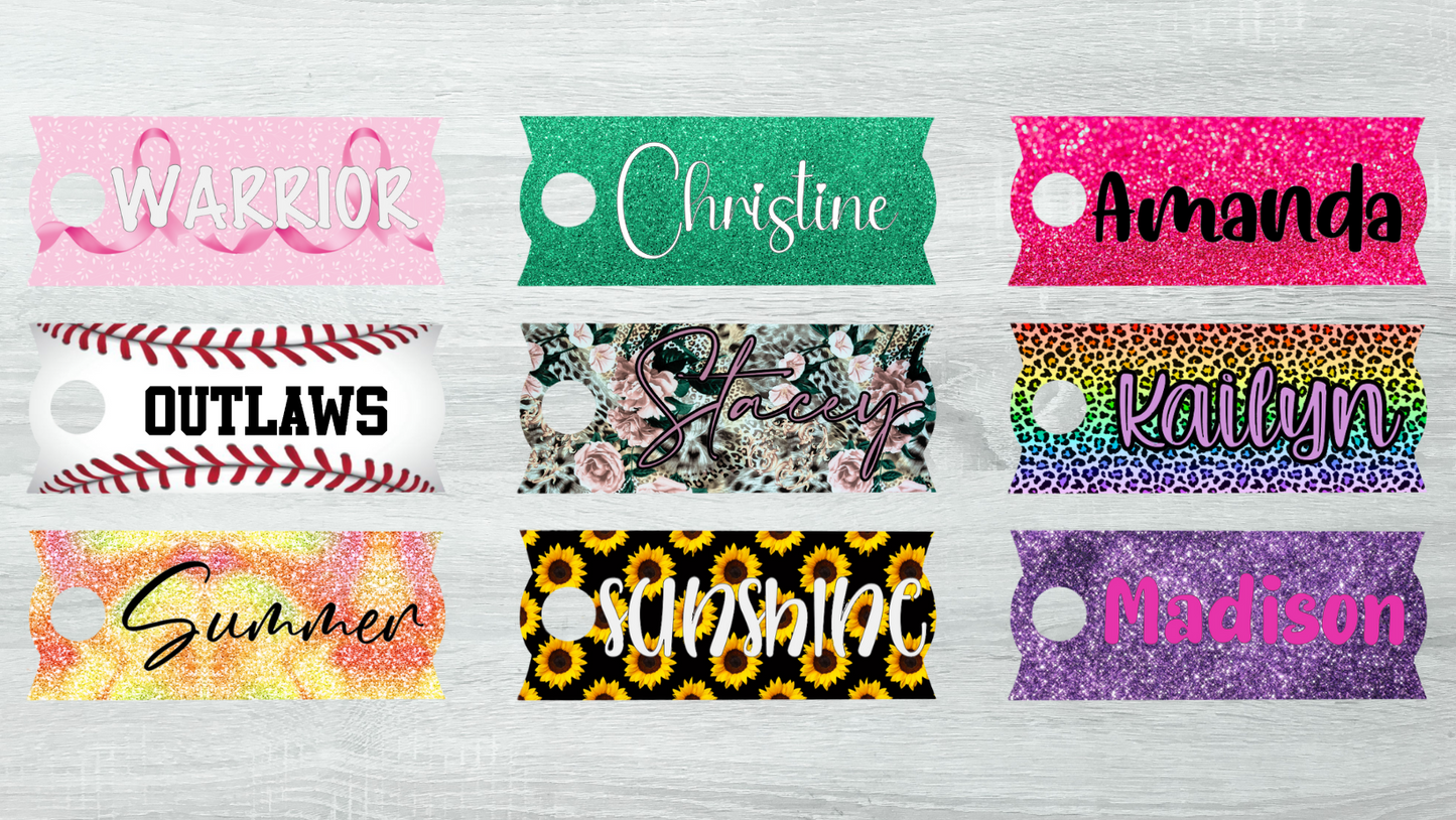Personalized Tumbler Tags