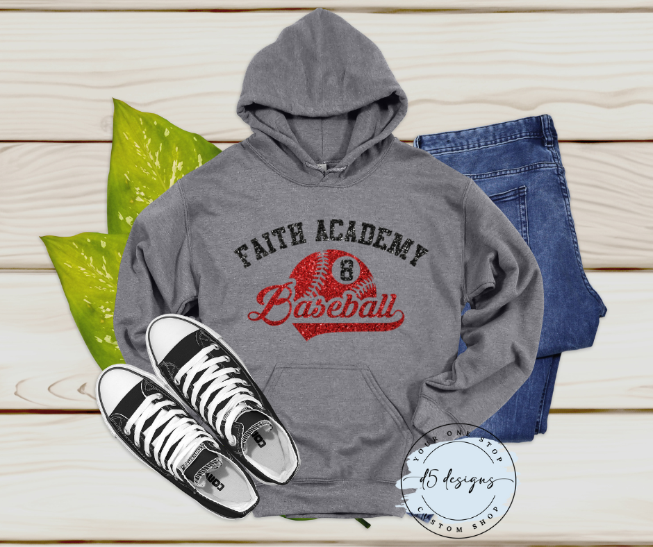 Faith Academy Baseball Hoodie