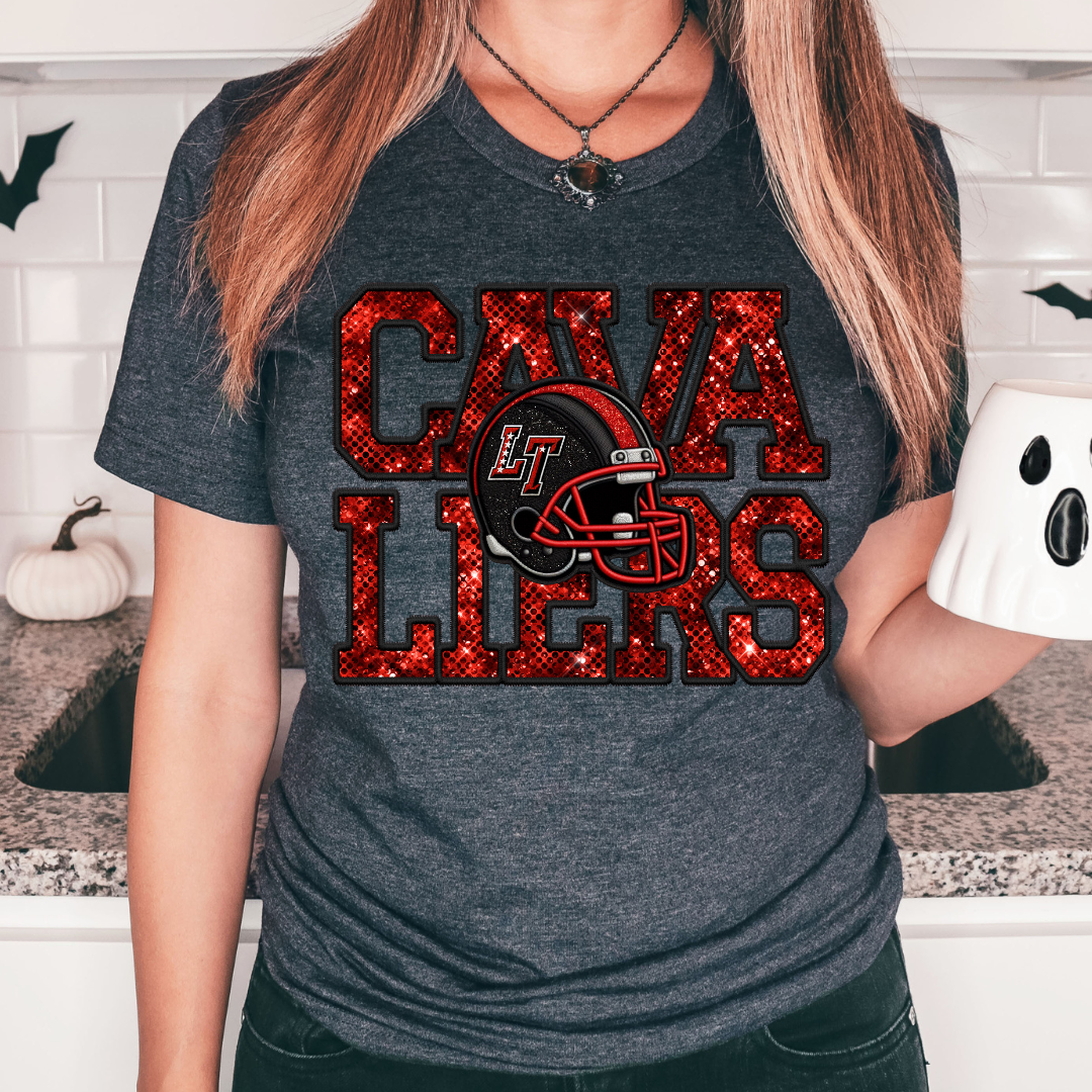 LT Cavaliers FAUX Glitter/Sequin Apparel