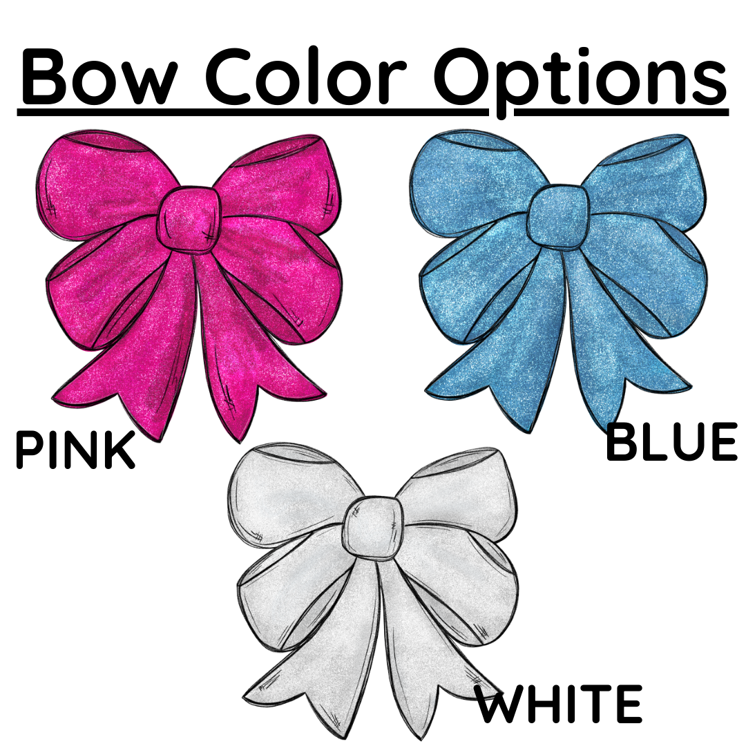 Acrylic Bow Bag Tag - EAA ONLY