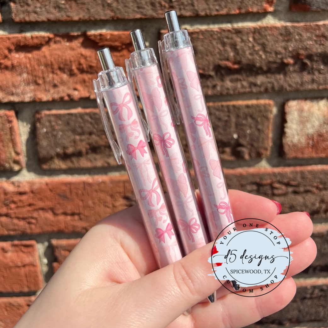 Coquette Pink Bows Ballpoint Pen