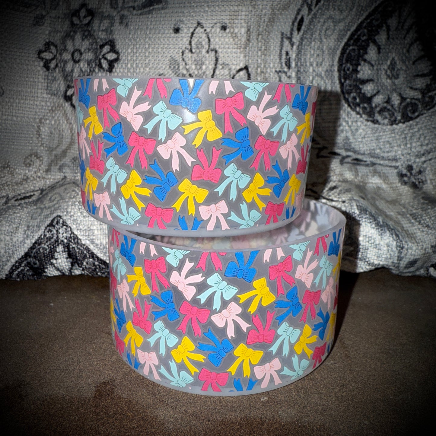 Colorful Bow Tumbler Boot