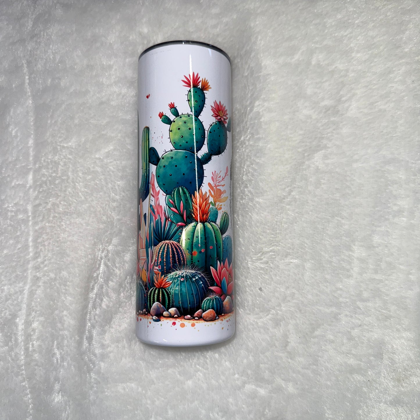 Highland Cow Cactus Tumbler