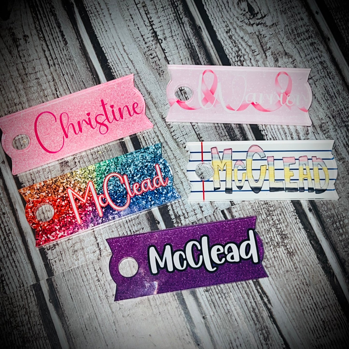 Personalized Tumbler Tags