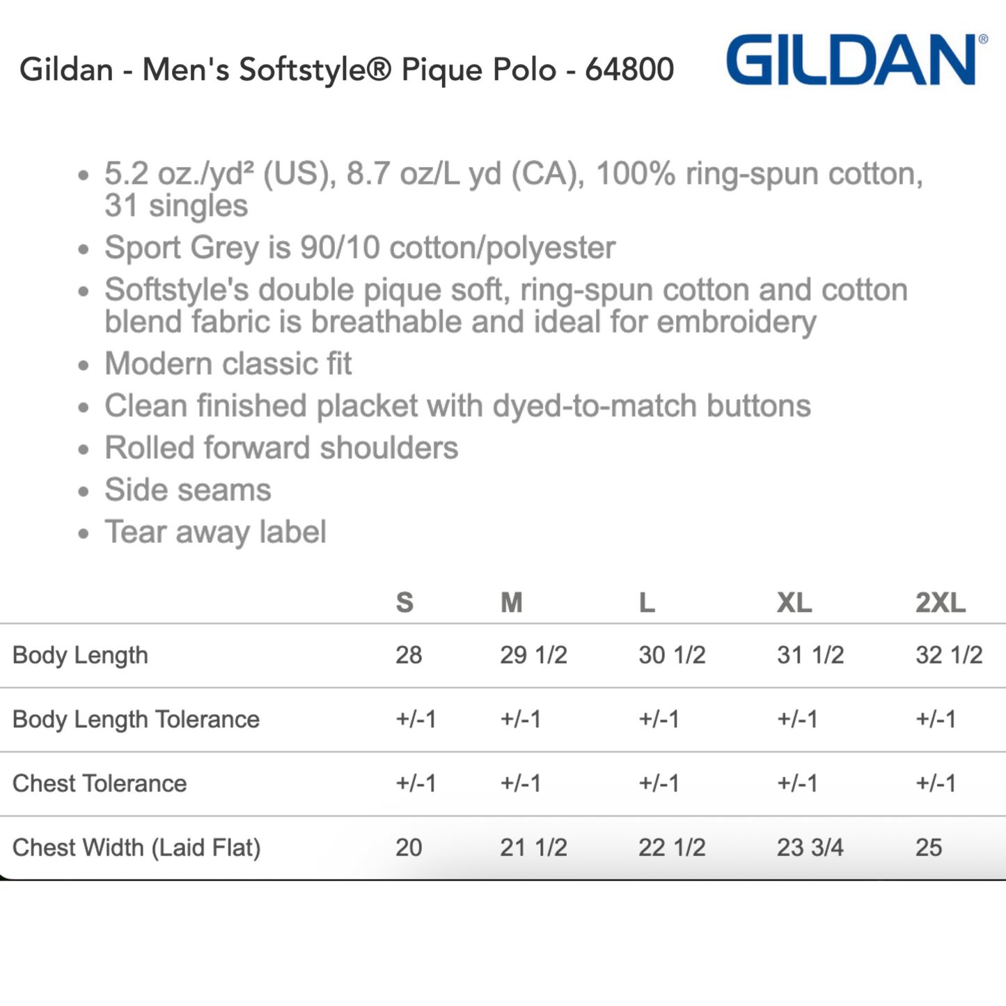 Mustangs Cotton Polo