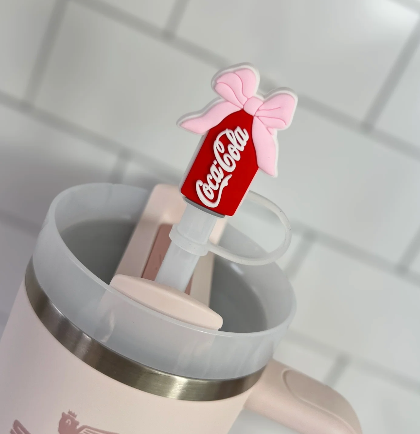Coquette Coke Straw Topper