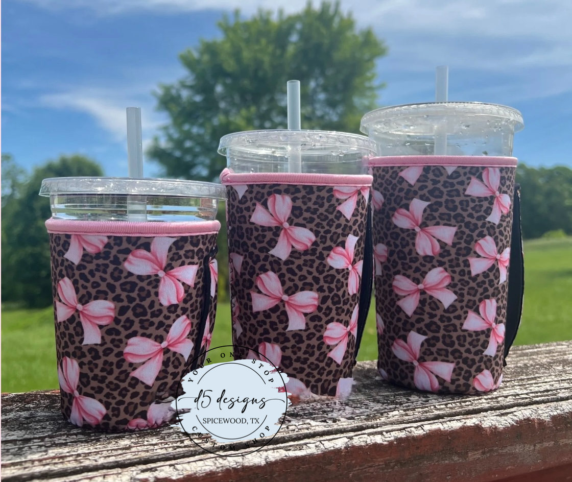 Iced Coffee Koozies with Handle