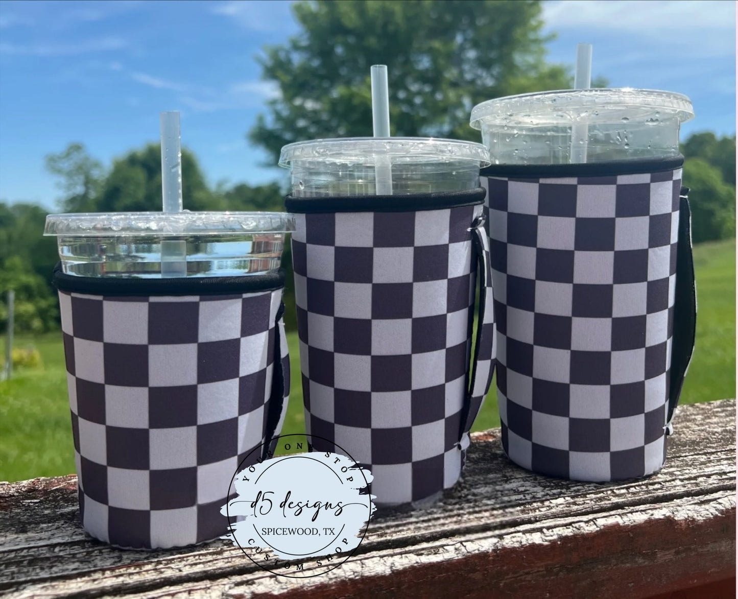 Iced Coffee Koozies with Handle