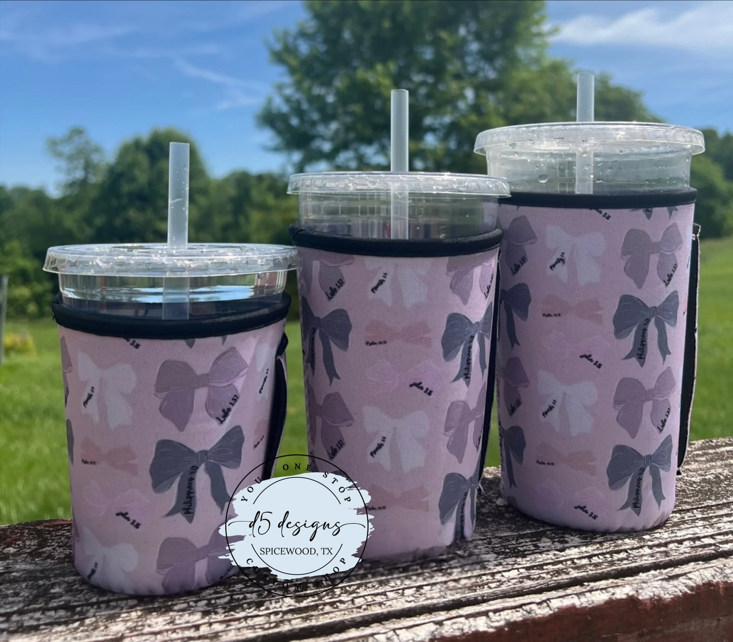 Iced Coffee Koozies with Handle