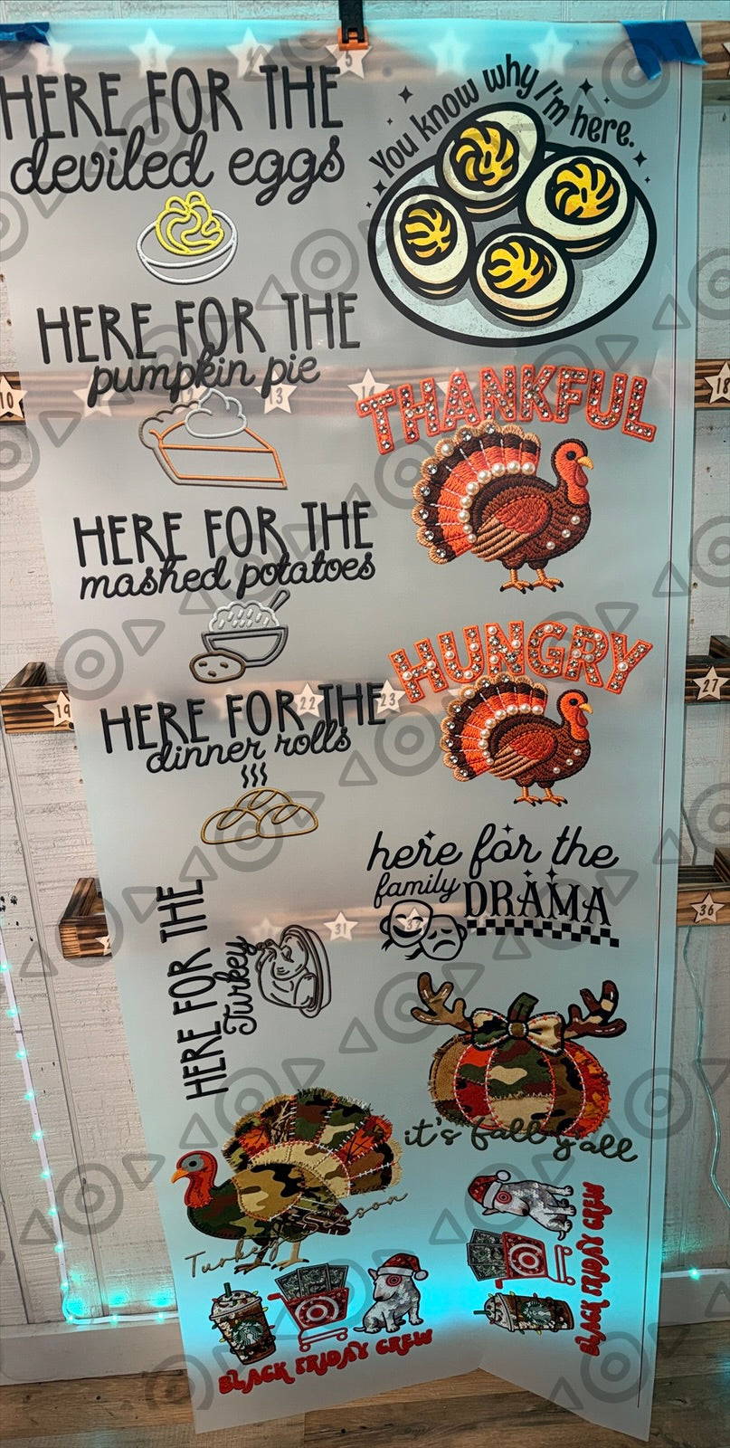 Thanksgiving Gang Sheet