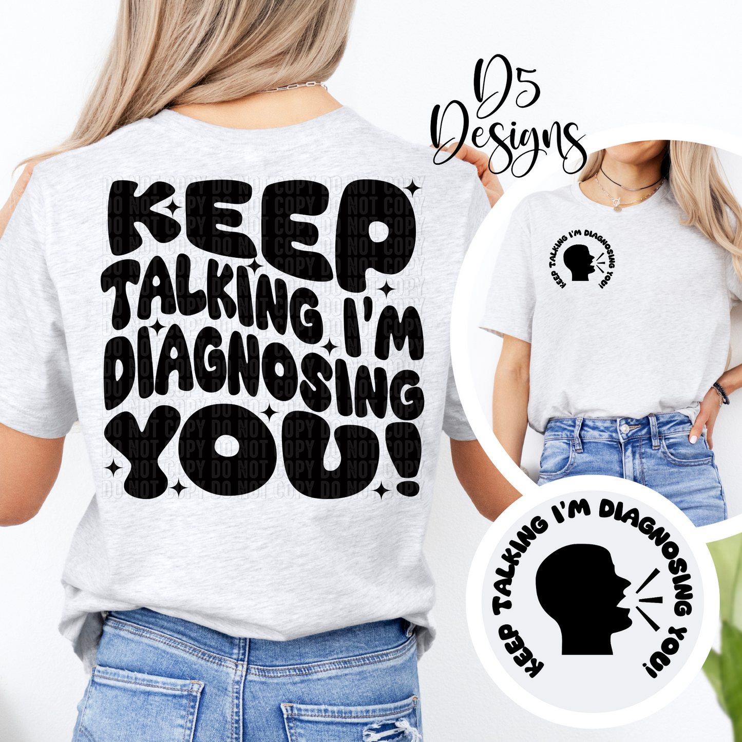Keep Talking I'm Diagnosing You