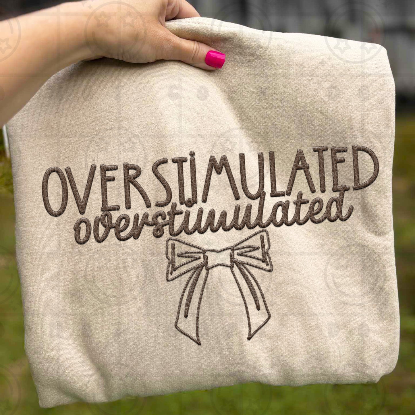 Overstimulated FAUX Embroidery