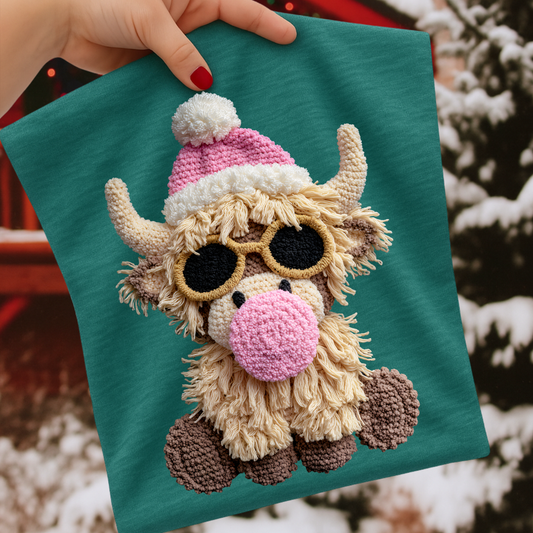 Bubble Highland Christmas FAUX Yarn