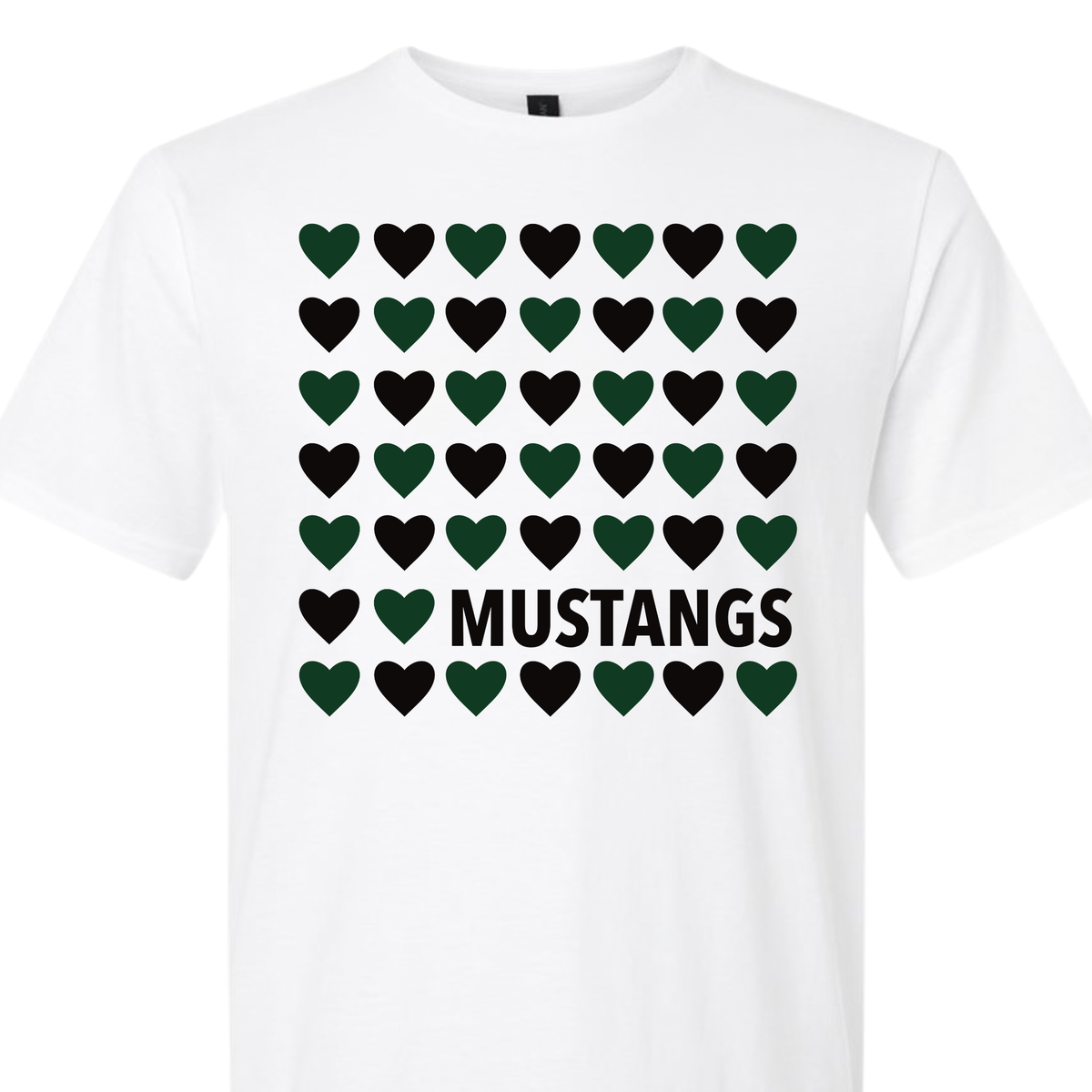 Heart Mustangs Unisex Tee
