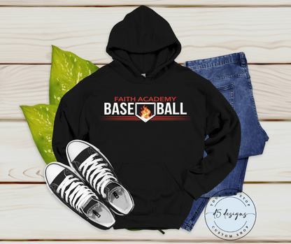 FA Baseball Hoodie (Black or Graphite)