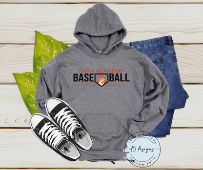 FA Baseball Hoodie (Black or Graphite)