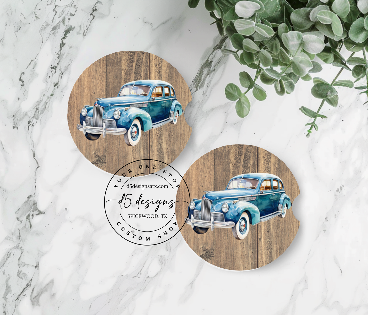 Random Neoprene Car Coasters (4)