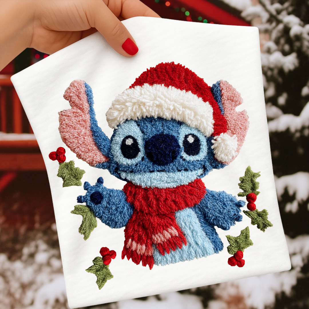 Mistletoe Blue Guy FAUX Yarn