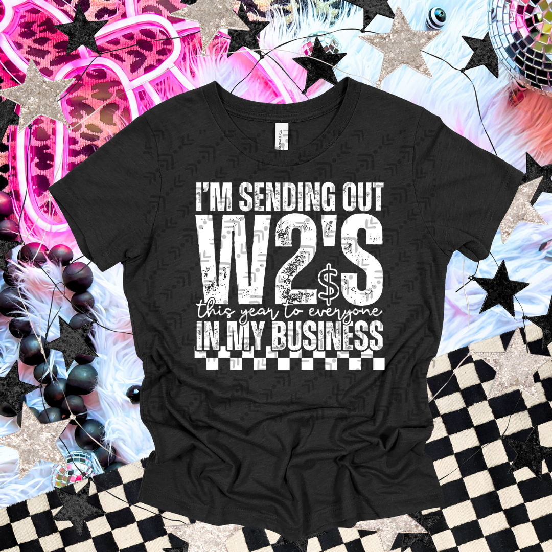 I'm Sending Out W2s *Discount Codes can NOT be used on Tuesday Tee Time*