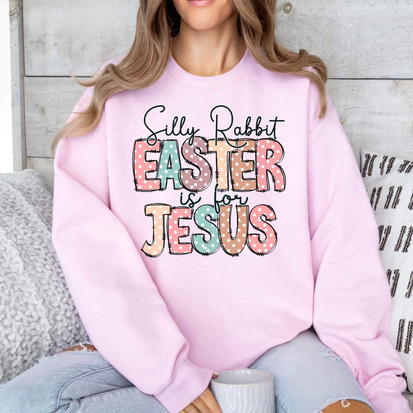 Silly Rabbit Printed Sweatshirt
