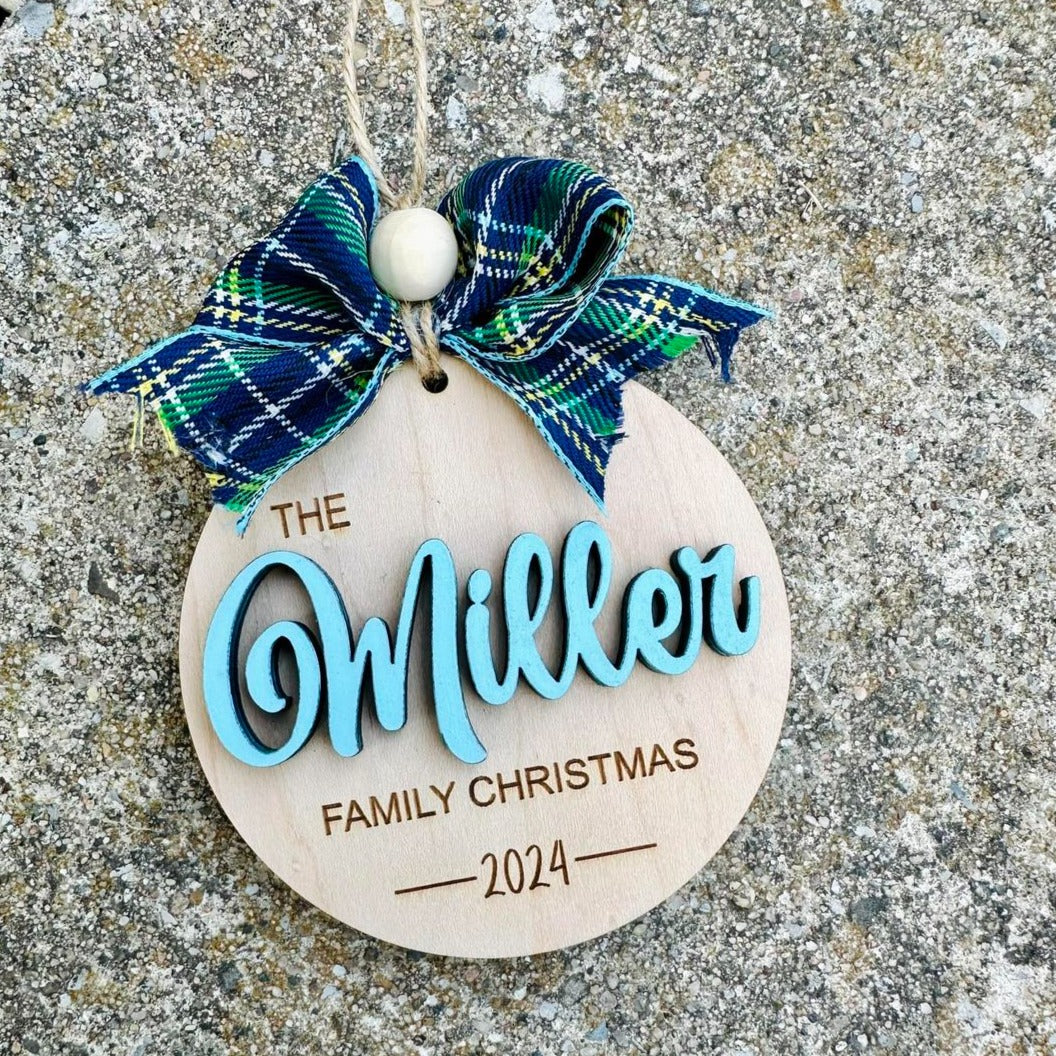 Family Name Ornament