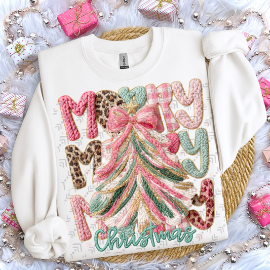 Merry Christmas Faux Yarn