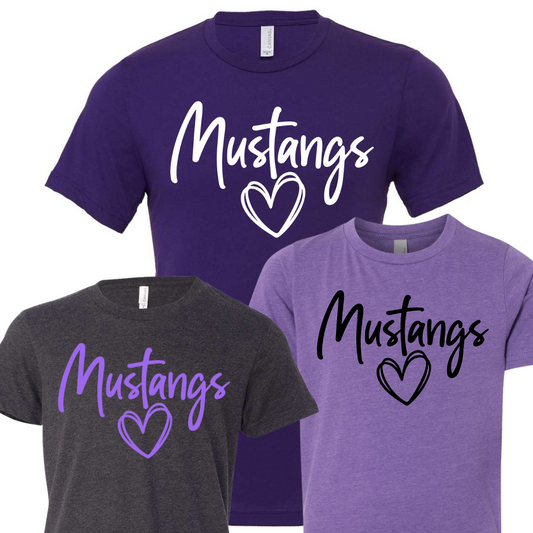 Mustangs <3 Unisex Tee