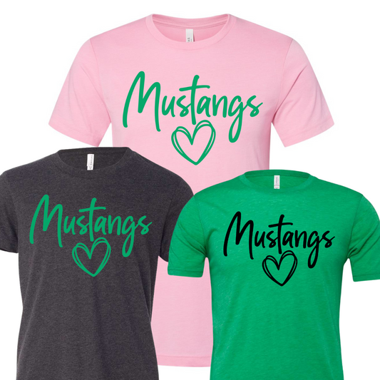 Mustangs <3 Unisex Tee
