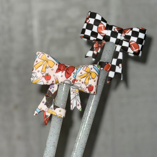 3D Bow Straw Topper
