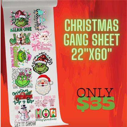 Christmas Gang Sheet