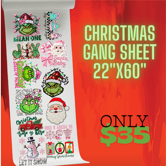 Christmas Gang Sheet