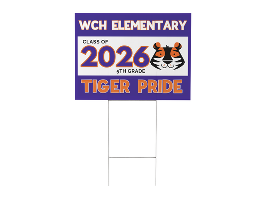 WCHE 5th Grade Yard Sign *DEADLINE APRIL 24th*