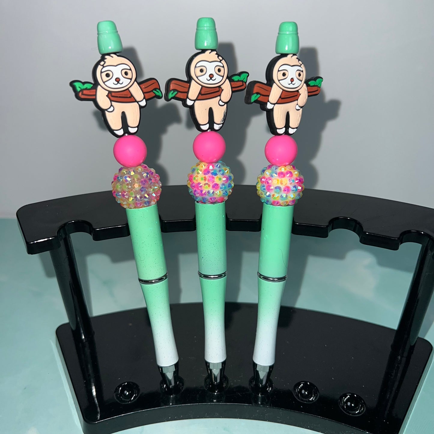 Sloth Beaded Pens