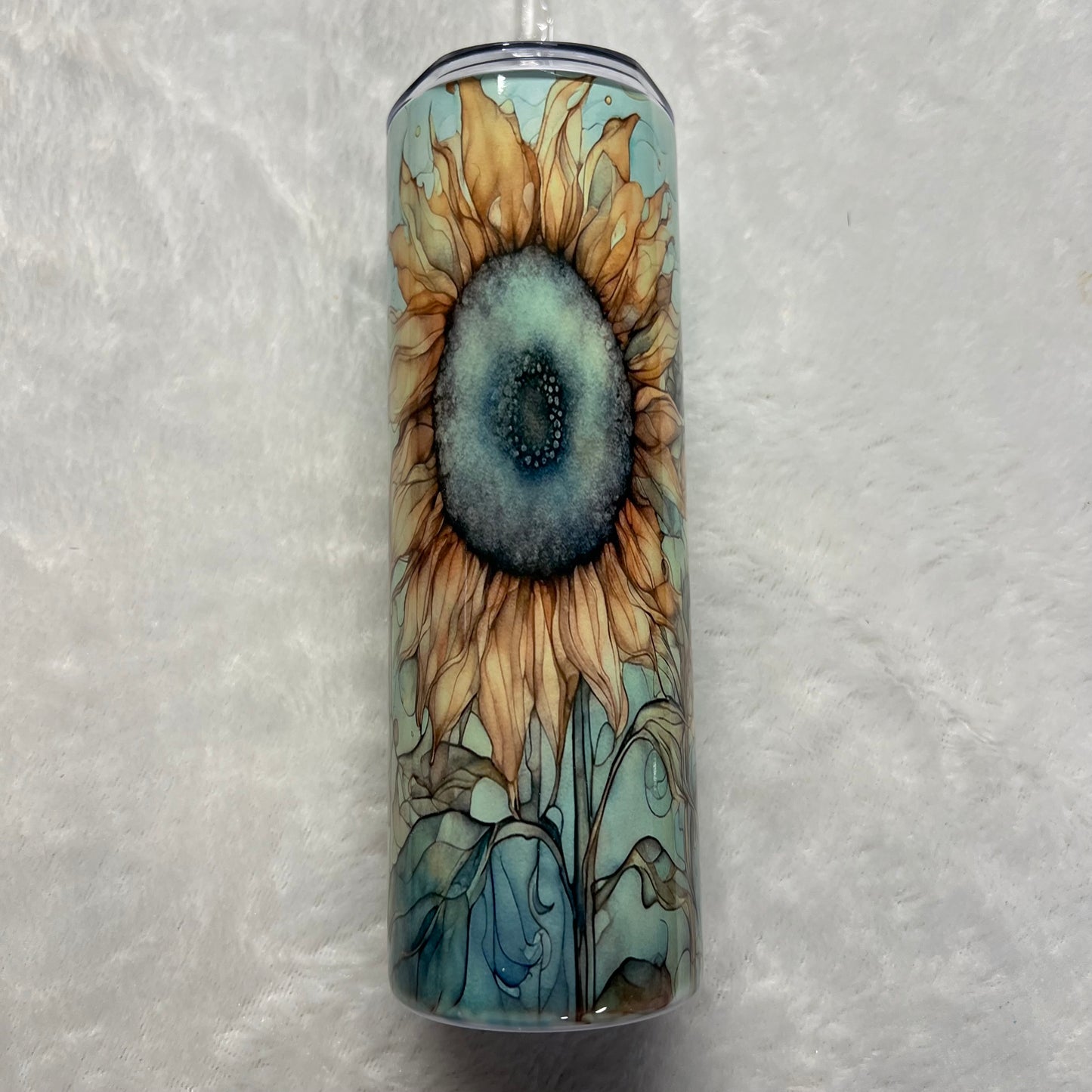 Watercolor Sunflower 20oz