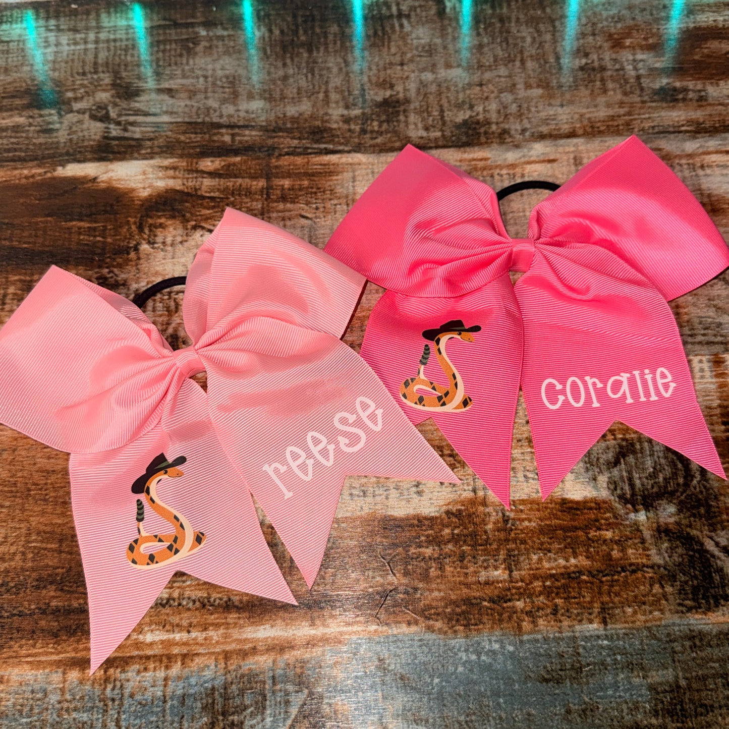 RHE Hair Bow with CUSTOM NAME OPTION