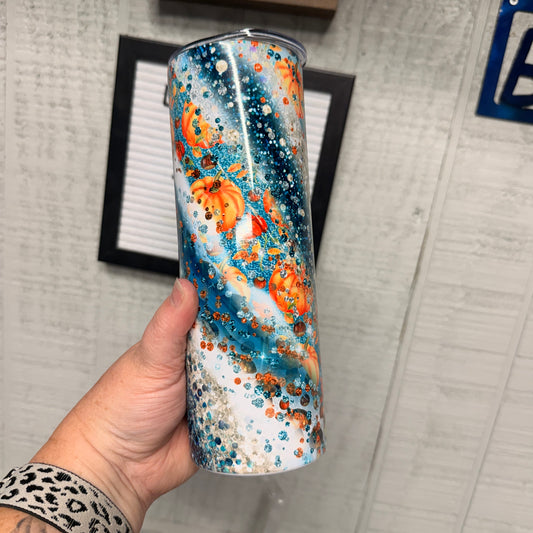 Blue Fall Tumbler