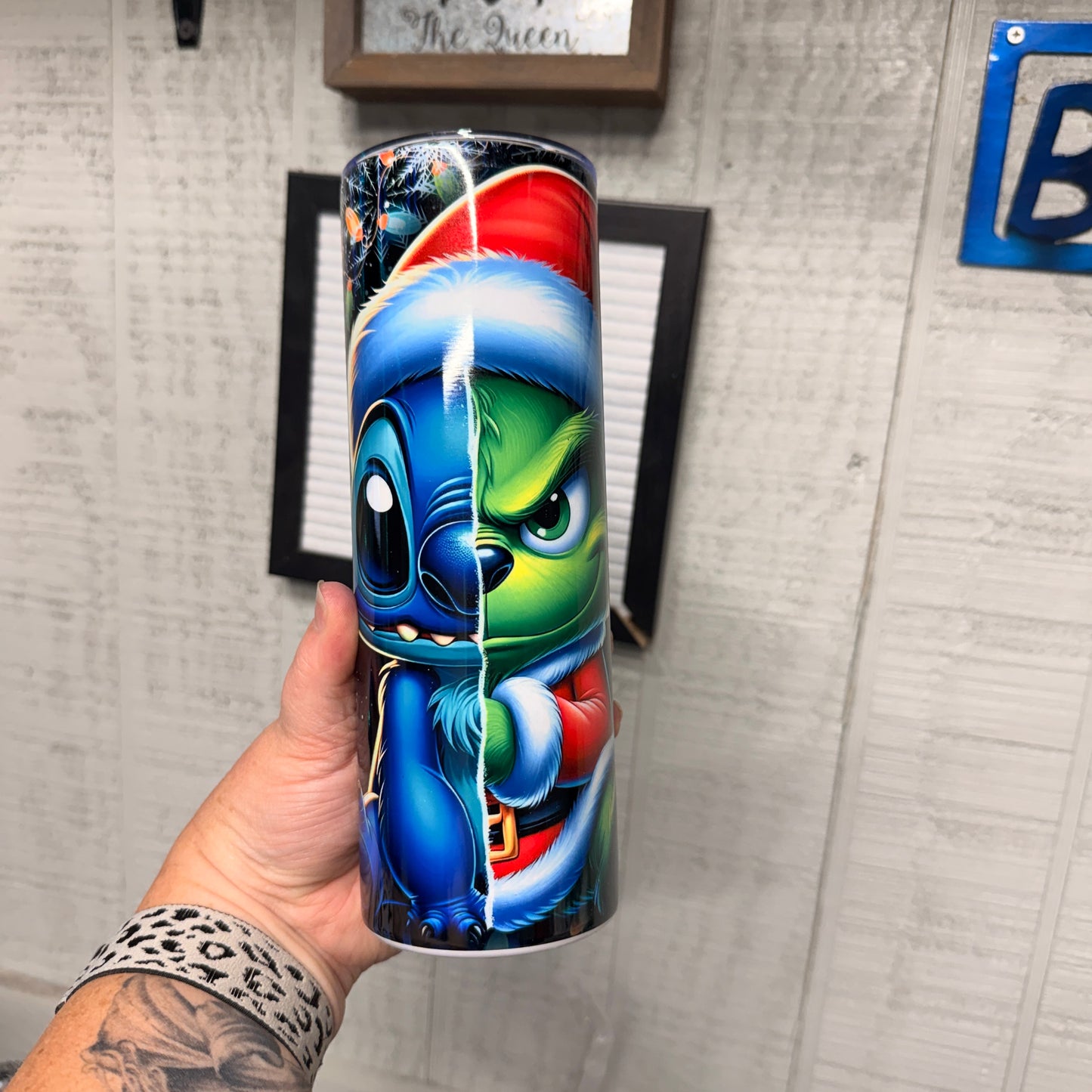 Blue & Green Guy Tumbler