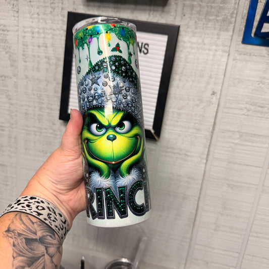 Green Rinchy Holographic Tumbler