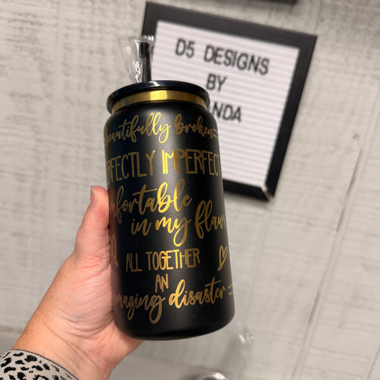 Perfectly Imperfect Engraved Tumbler