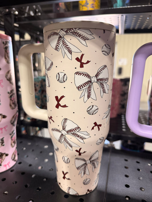 Baseball 40oz Tumbler