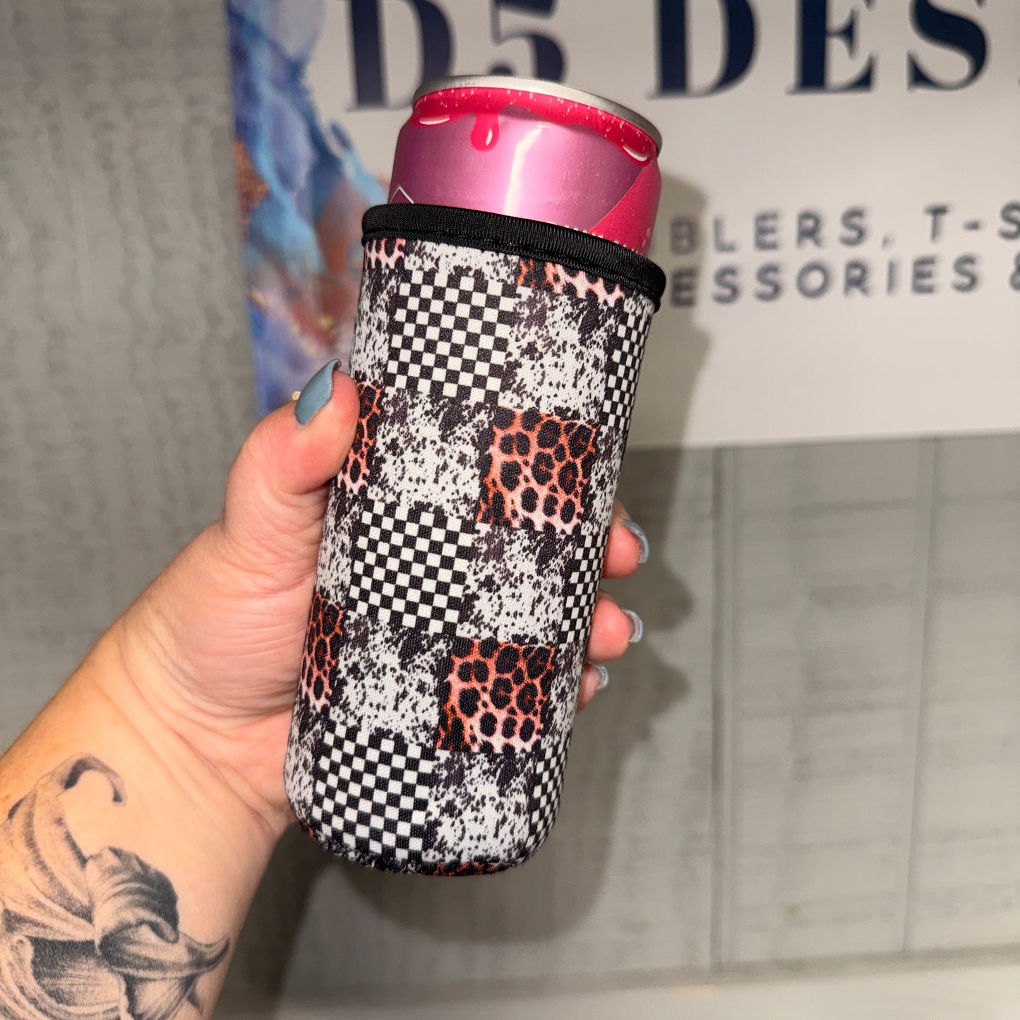 Skinny Neoprene Can Koozie
