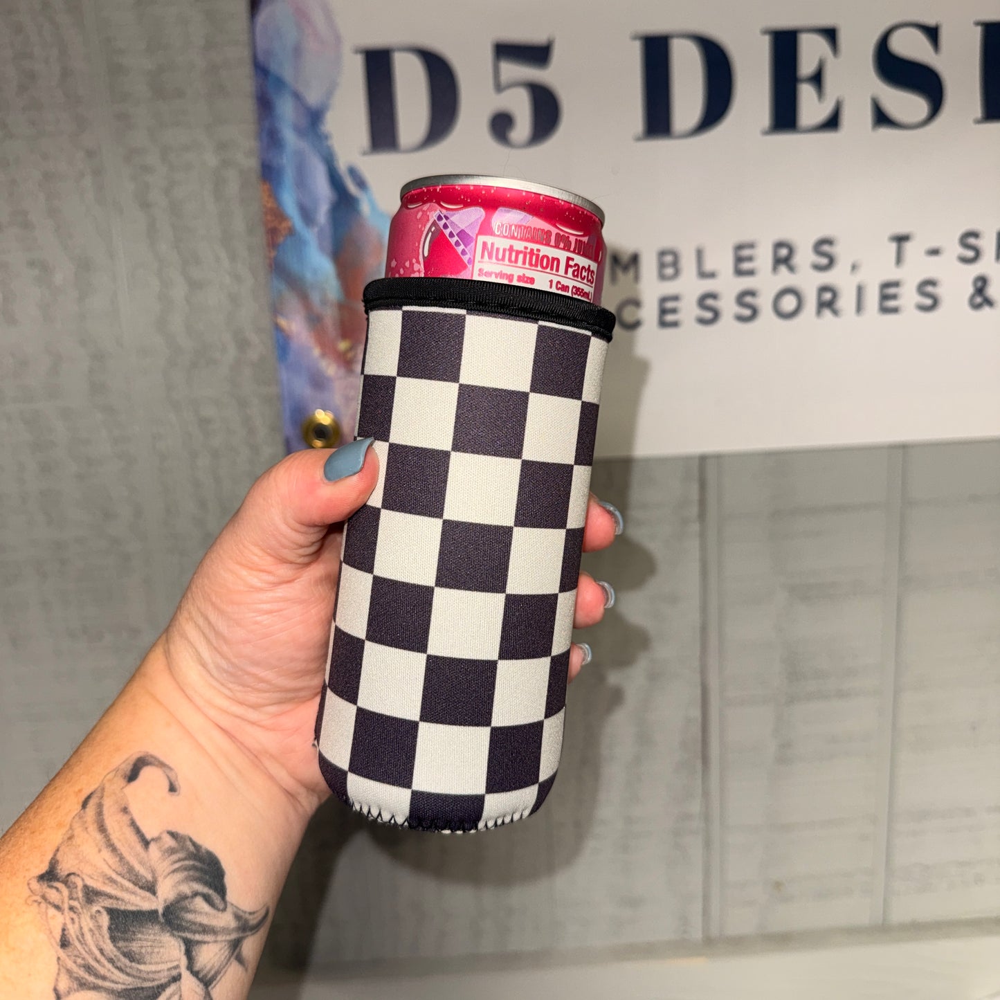 Skinny Neoprene Can Koozie