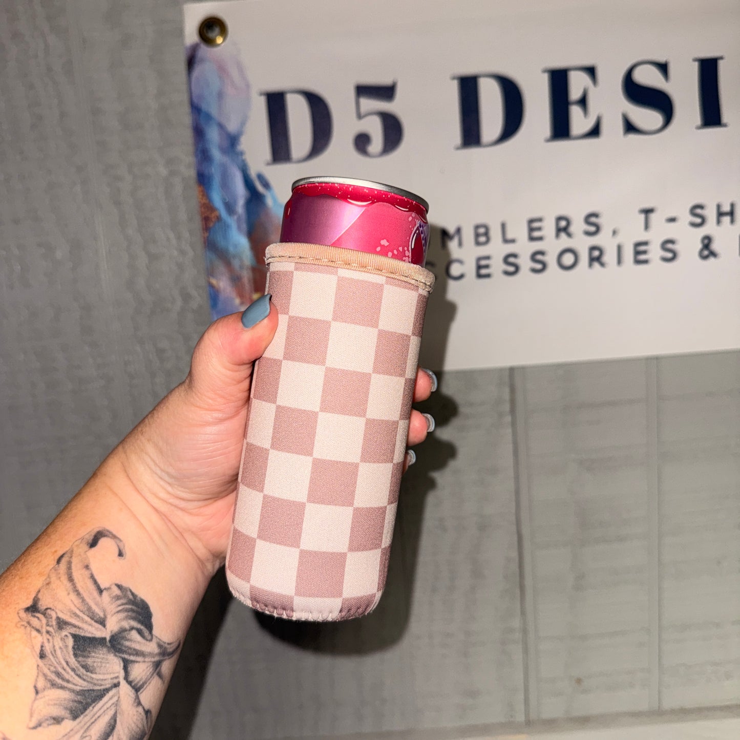 Skinny Neoprene Can Koozie