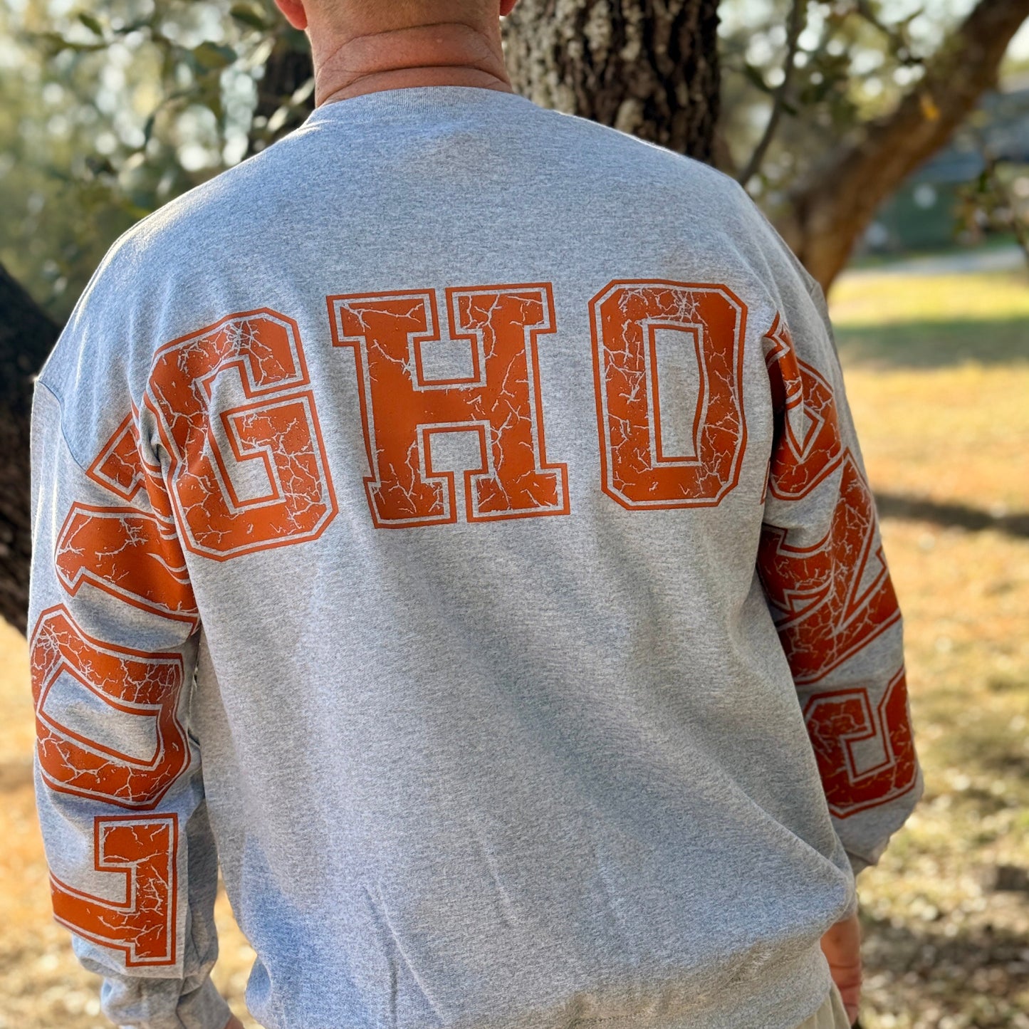 Longhorns Grunge Sweatshirt
