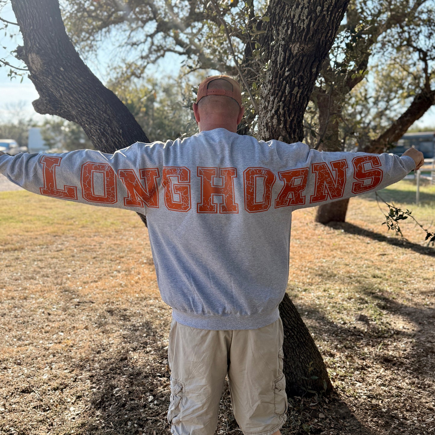 Longhorns Grunge Sweatshirt