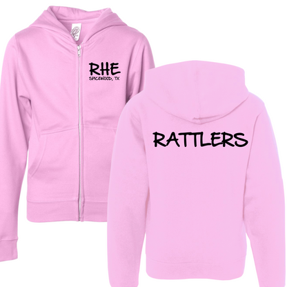 RHE Rattlers Zip Up Hoodie