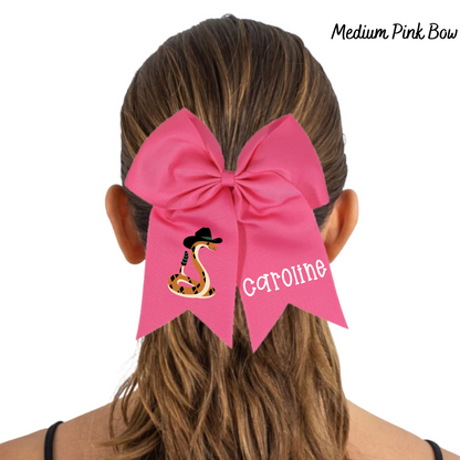 RHE Hair Bow with CUSTOM NAME OPTION